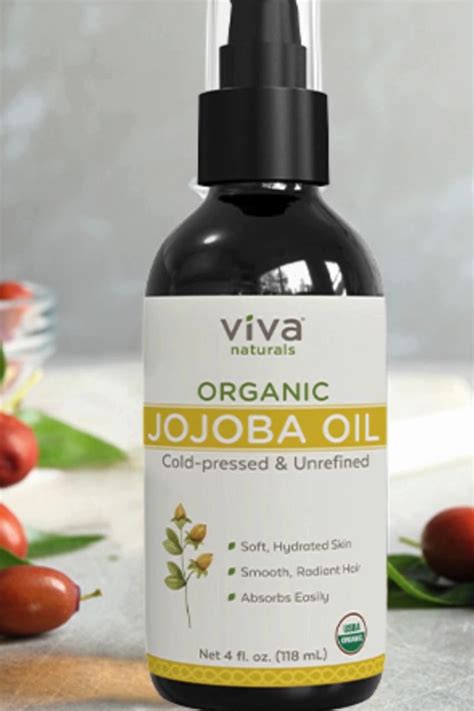 Viva Naturals Organic Jojoba Oil 100 Pure Cold Pressed For Skin And