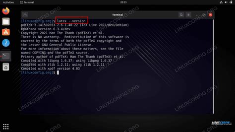 How To Install LaTex On Ubuntu 22 04 Jammy Jellyfish Linux Linux