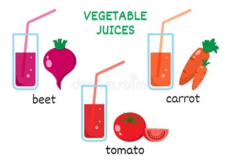 Sistema De Los Jugos Vegetales Jugo De La Remolacha Jugo De Zanahoria