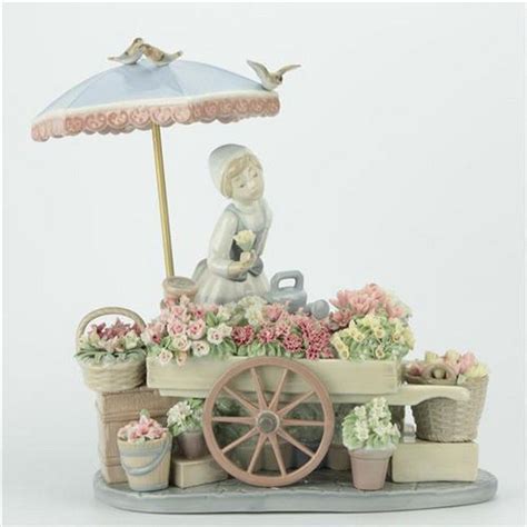 Lladro Flowers Of The Season Figure Group Lladro And Nao Ceramics