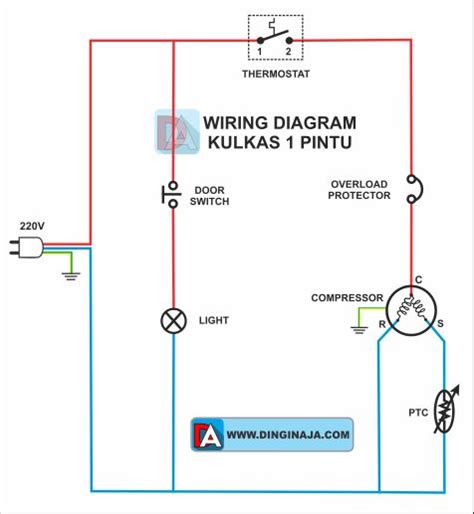 Diagram Kulkas 2 Pintu Homecare24