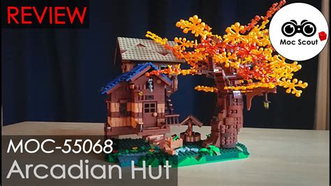 Wunderschöne Hütte am Fluss MOC 55068 Review Arcadian Hut