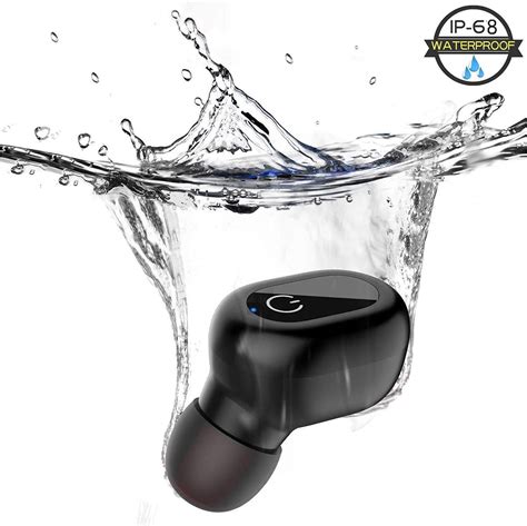 Waterproof Bluetooth Earbud, Mini Wireless Earbud Bluetooth Earphone ...