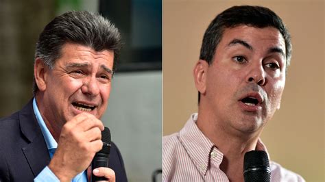 Elecciones en Paraguay Santiago Peña y Efraín Alegre dirimen quién