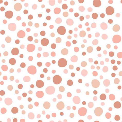 Abstract Spotted Seamless Pattern In Pastel Colors Pink And Brown