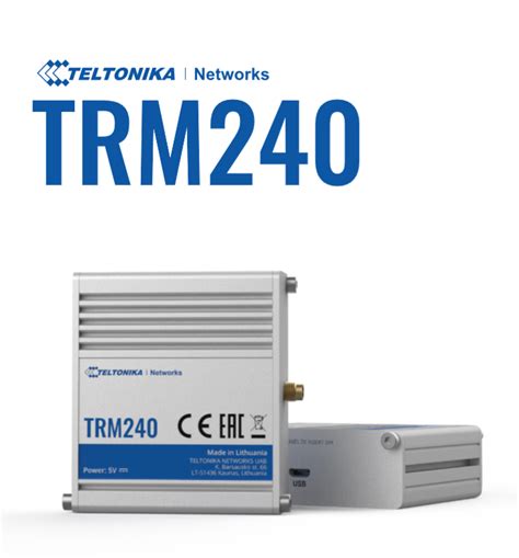 Teltonika Modem TRM240 4G LTE LEDXess Innovative