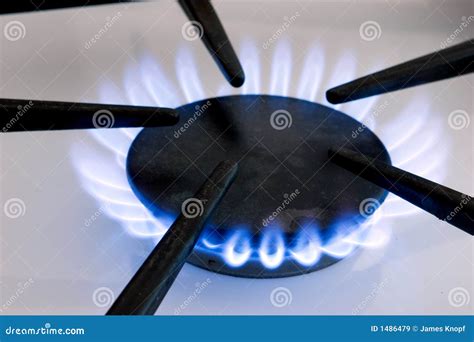 Gas Stove Flame Royalty Free Stock Images - Image: 1486479