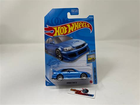 Honda Civic Si #63 * BLUE * 2021 Hot Wheels – Wheelcollectors LLC