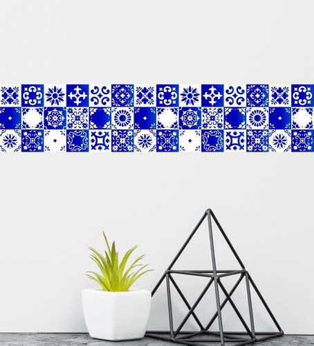 Cenefas Decorativas Adhesivas Talavera Mexicana Mosaico 26cm MercadoLibre