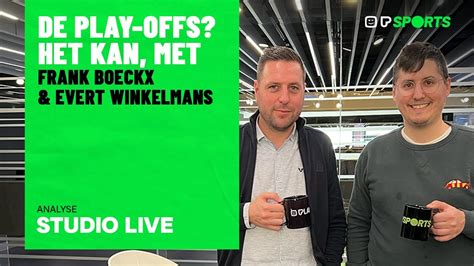 Het Kan Met Frank Boeckx Evert Winkelmans De Play Offs In De Jupiler