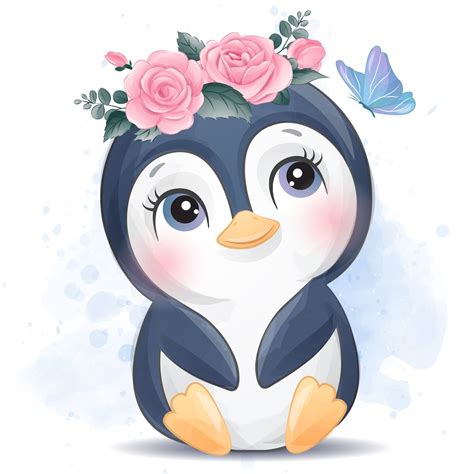 Cute Penguin Cartoon