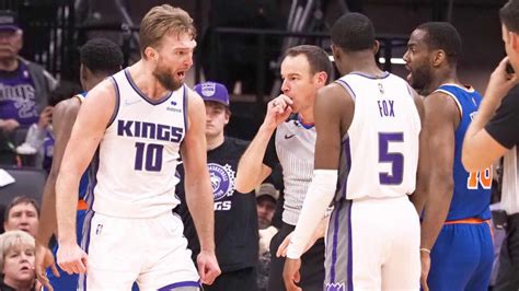 Kings Domantas Sabonis Suspended One Game For Making Aggressive