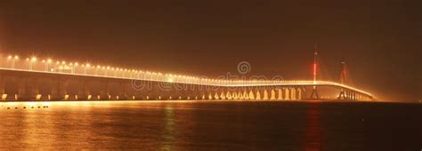 Shanghai Yangtze River Bridge Stock Image - Image of light, china: 19418929