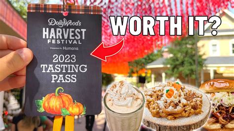 Is The Dollywood Tasting Pass Worth It We Try EVERY Dollywood Harvest