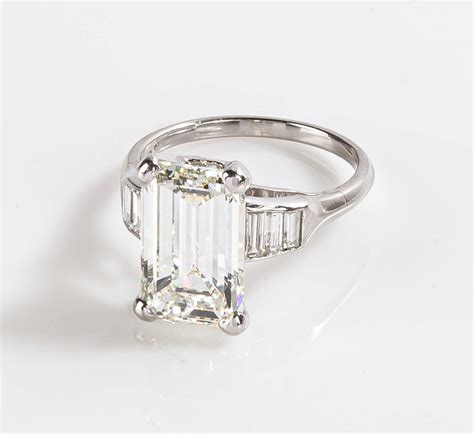 5ct emerald cut diamond ring natural 2