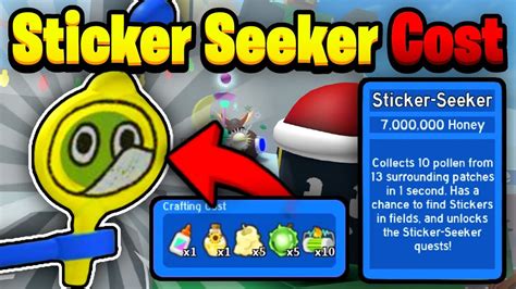 Sticker Seeker LEAKED Brand New Collector Bee Swarm Simulator