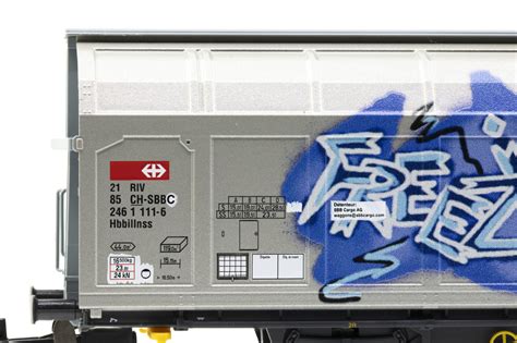 SBB Schiebwandwagen Habillns Mit Neuen Graffitis Ep VI