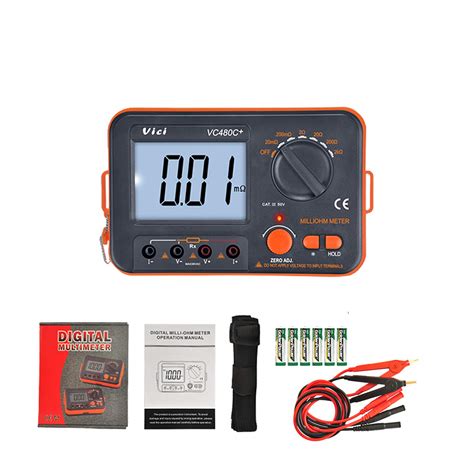 Buy Vc C Milliohm Meter Digital Milli Ohm Meter Lcd Backlit Wire