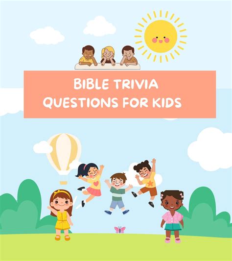 Digital BIBLE TRIVIA QUESTIONS for Kids - Etsy