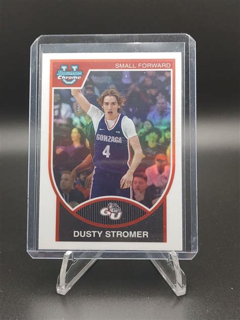 Dusty Stromer 2023 24 Bowman Chrome University 07 08 Bowman 7 Gonzaga