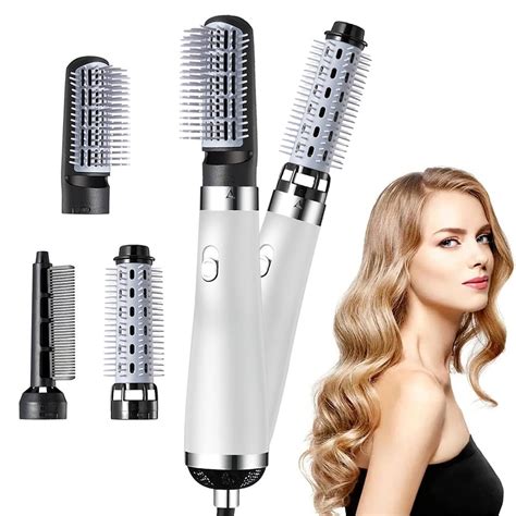 Kingfurt Hair Dryer And Straightener Curling Blow Dryer Brush 3 In 1 Hair Blow Dryer