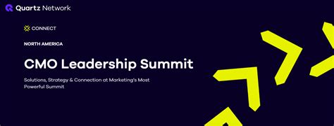 Cmo Leadership Summit Solutions Strategy And Connection At Marketings