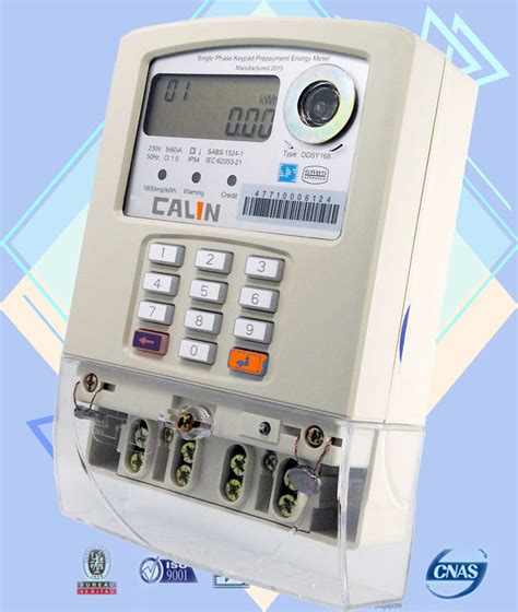 Monophase Sts Prepaid Meters Build In Load Swtich Electricity Smart