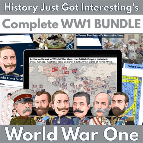 World War One Unit Bundle History Just Got Interesting