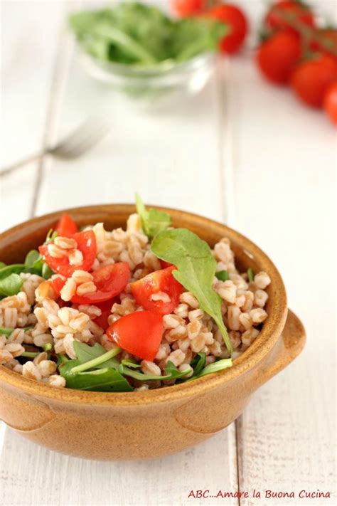 Insalata Di Farro Con Rucola E Pomodorini ABC Amare La Buona Cucina