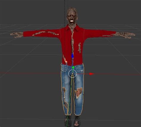 Modelo 3d Hombre Zombie Turbosquid 792627