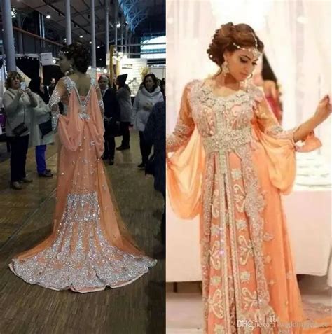 Vestidos De Noche De Lujo Kaftan Abaya Rabe Con Lentejuelas Brillantes