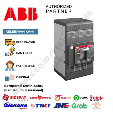 Jual ABB MCCB BREAKER TMAX XT1C 160 TMD 100 1000 3P F F 100A 3P