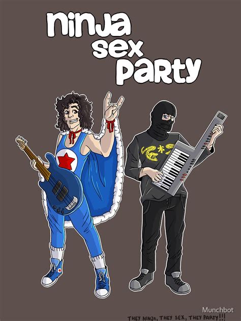 Ninja Sex Party T Shirt By Munchbot Redbubble