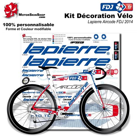 Sticker Cadre Fdj Lapierre Aircode