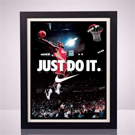 Nike Michael Air Jordan Just Do It Poster NBA Sports Memorabilia ...