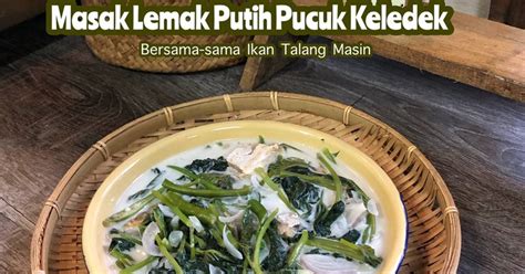 Resipi Masak Lemak Putih Pucuk Keledek Ikan Talang Masin Oleh Salina