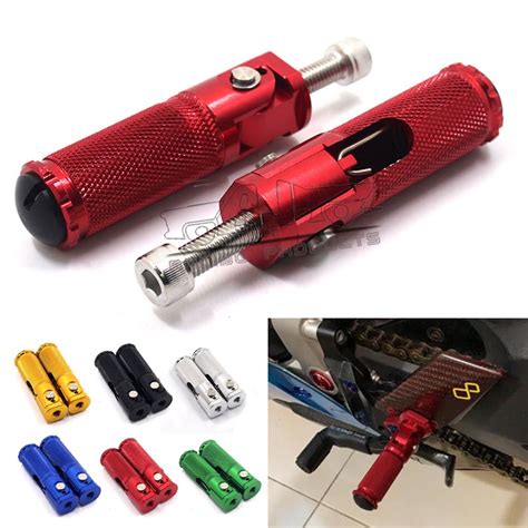 Mm Universal Cnc Folding Motorcycle Aluminum Footrests Footpeg For