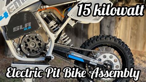 Assembling Our Electric Pit Bike For David Pulley The Emx14 Behind