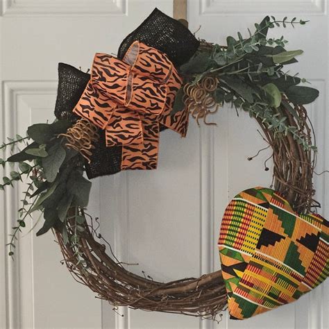 African Wreath Etsy