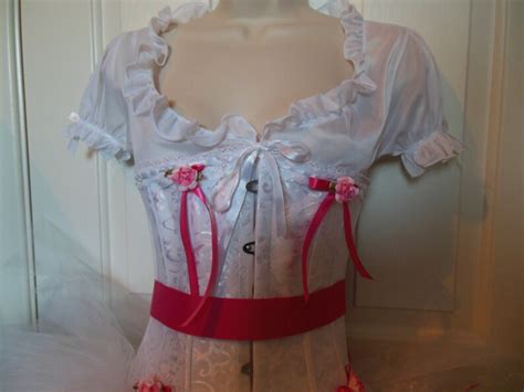 Lil Bo Peep Custom Costume Underbust Corset Tulle Skirt Peasant