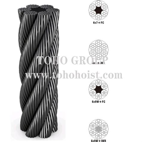 Steel Strand 6x7 FC IWRC 7x7 6x9W IWR Galvanized Carbon Steel Wire