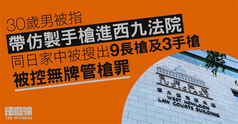 30 歲男被指攜仿製槍進西九法院 家中再搜出長槍 被控無牌管槍罪 還押再訊 法庭線 The Witness