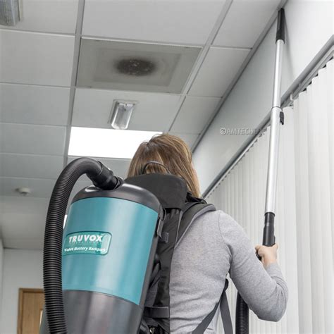 Truvox Valet Battery Powered Backpack Vacuum Cleaner Amtech Uk