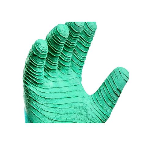 LUVA DE PROTEÇÃO EM LATEX CORRUGADA VERDE HAND GARRA CA 41627 HANDEX