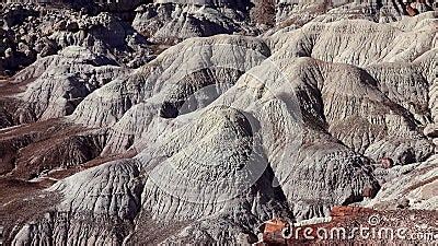 Blue Mesa Badlands - Erosion of Ancient Multi-colored Sedimentary Rocks ...