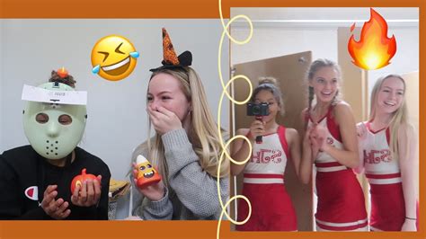 Spooky Season Vlog Getting Our Cheer Uniforms Youtube