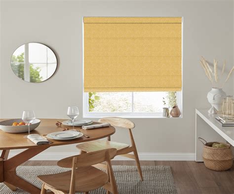 Trenton Sunflower Roman Blind Dotcomblinds