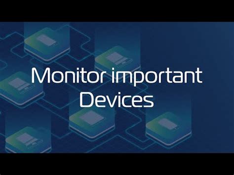 Domotz Academy Monitor Important Devices Youtube