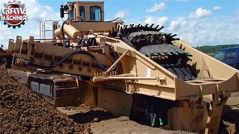 Mega Largest Trenchers Machines Latest Technology Extreme Heavy