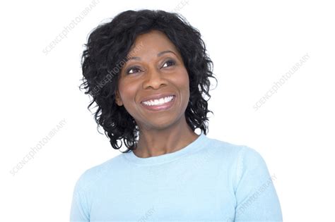 Smiling Woman Stock Image F039 6441 Science Photo Library